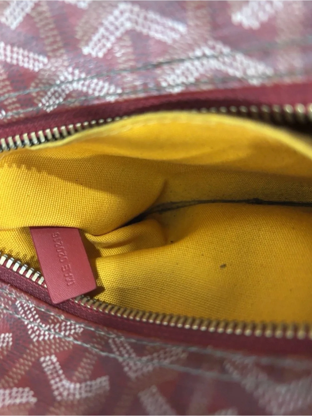 Goyard Red Pouch